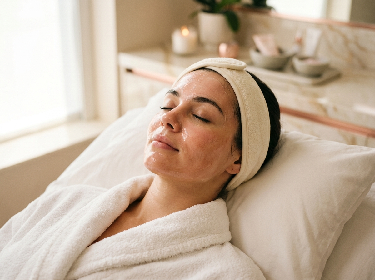 Moment de soin spa
